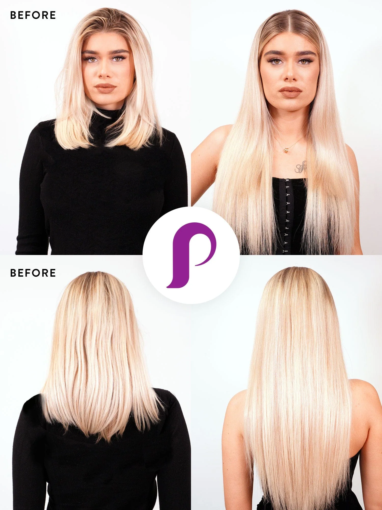 Straight Seamless Clip-In Hair Extensions - Image 43