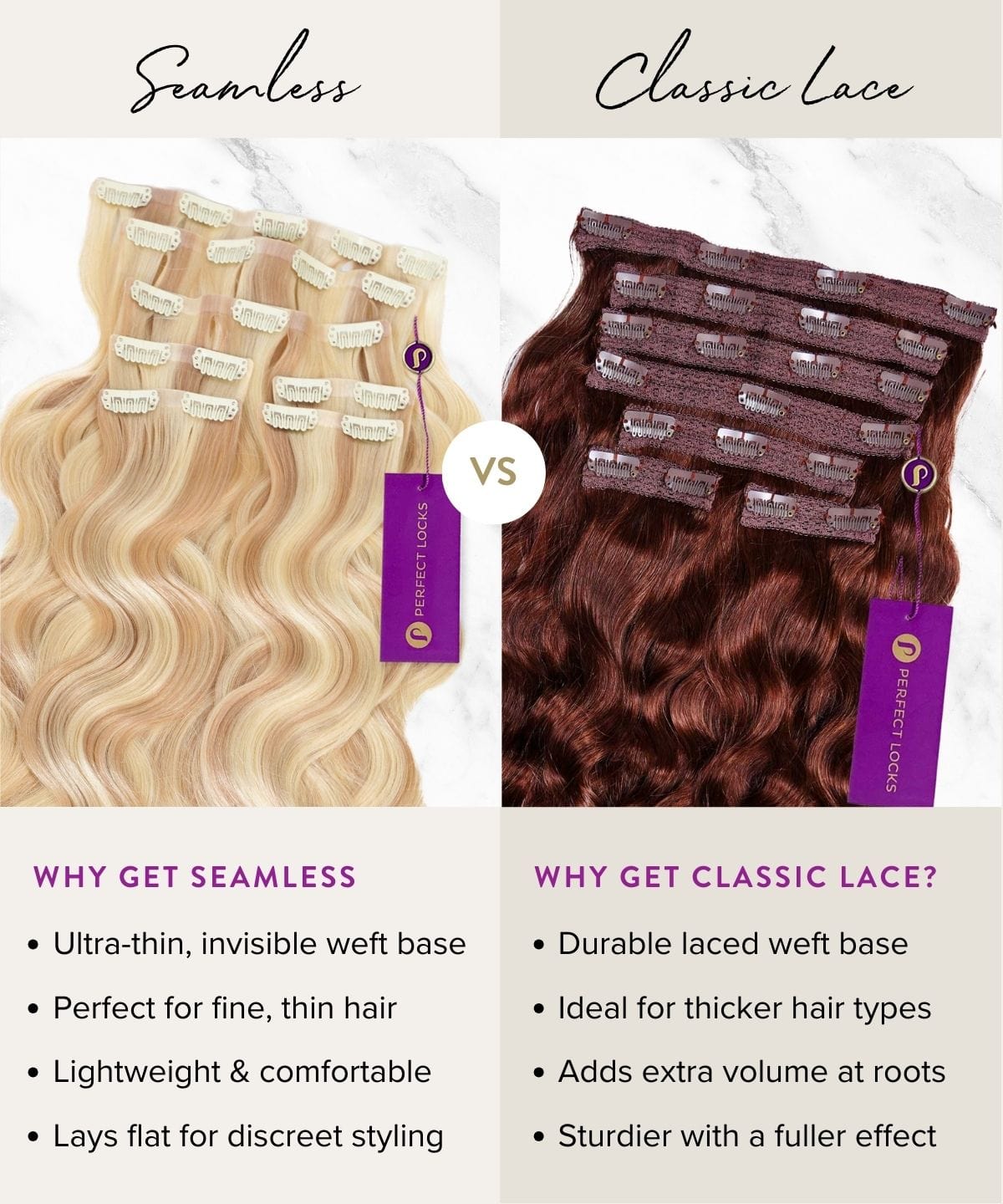 Straight Seamless Clip-In Hair Extensions - Image 47