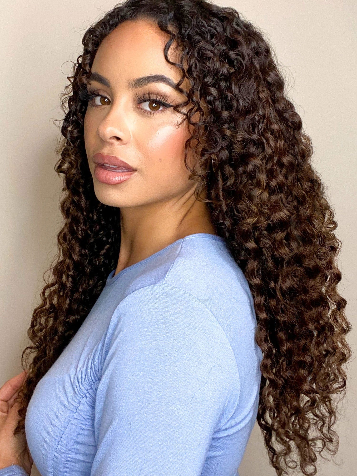 Tight Curly Classic Clip-In Hair Extensions - Image 15