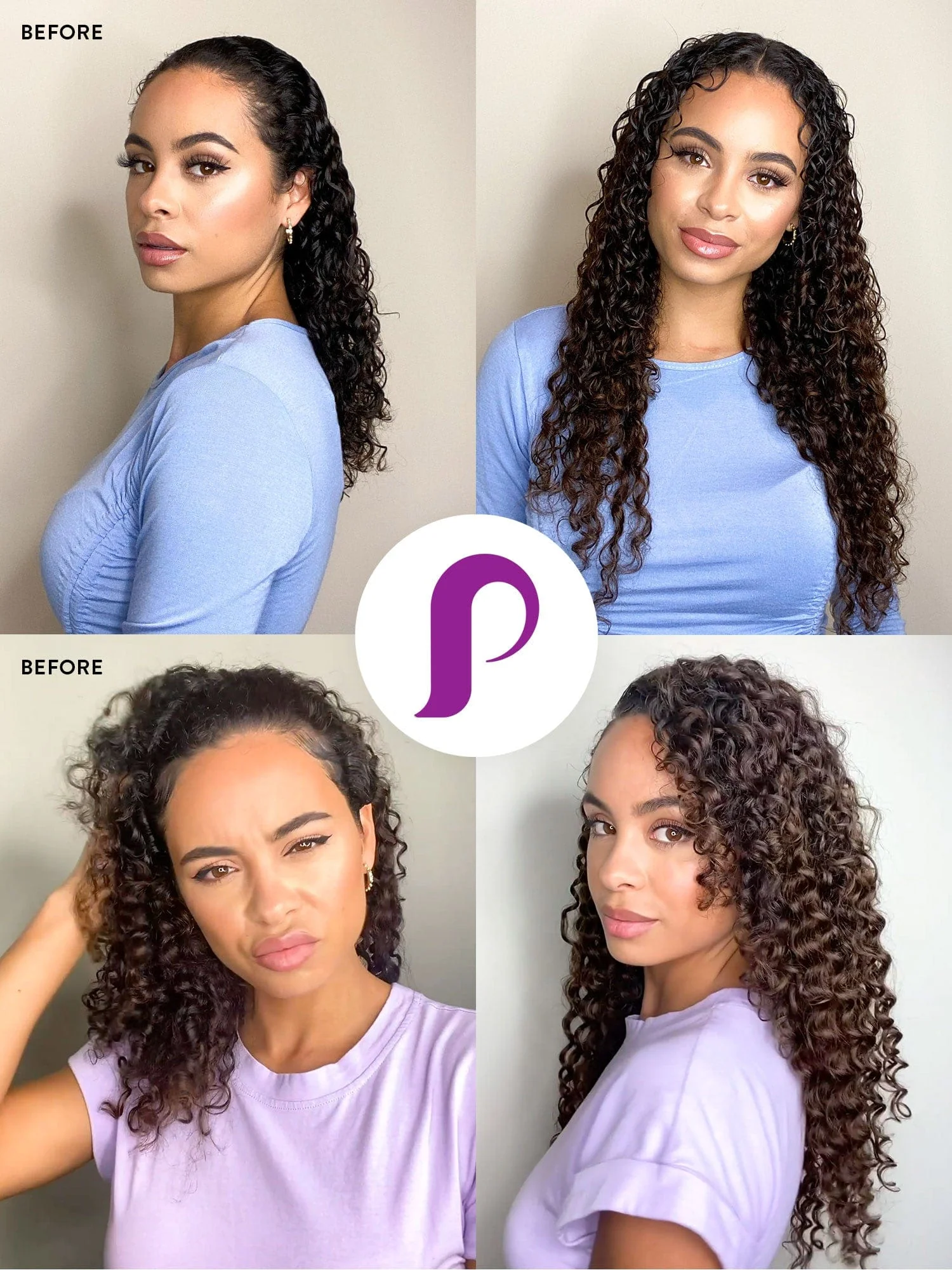 Tight Curly Classic Clip-In Hair Extensions - Image 16