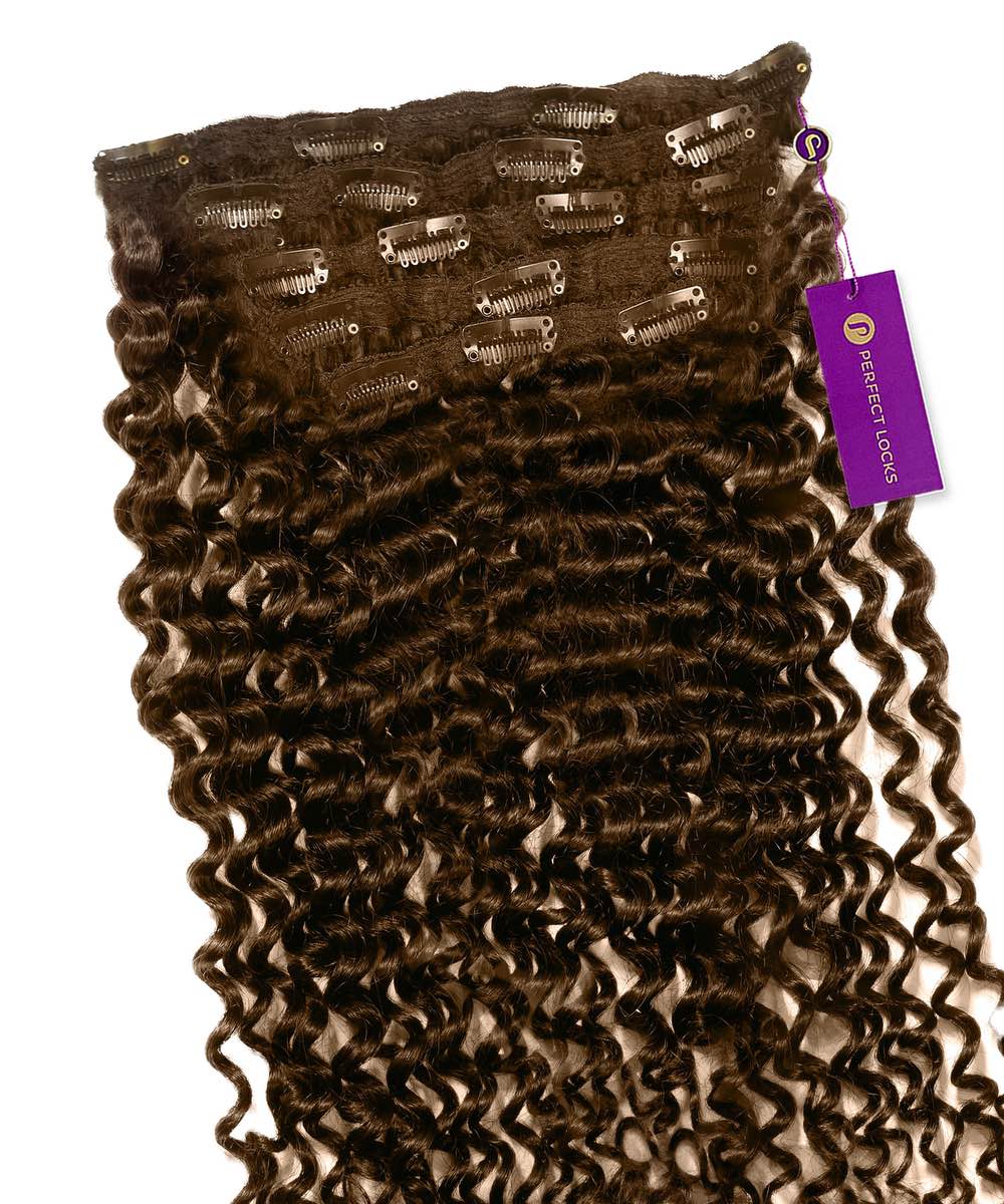 Tight Curly Classic Clip-In Hair Extensions - Image 6