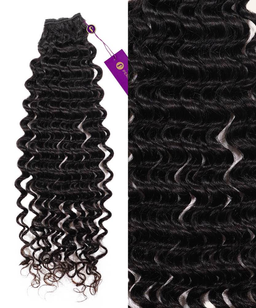 Tight Curly Hand-Tied Weft Rows (2oz) - Image 2