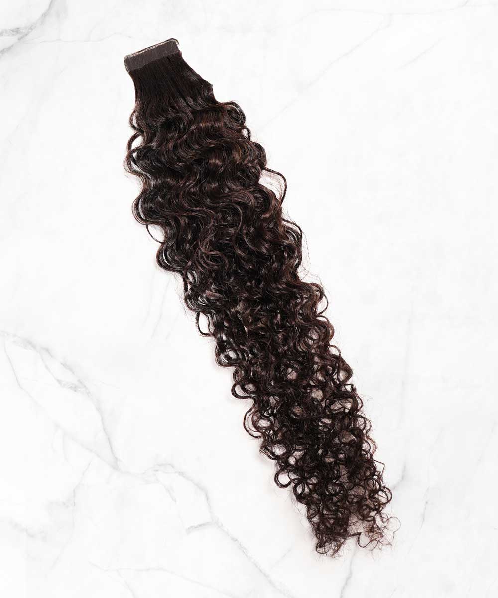 Tight Curly Classic Tape-In Hair - Image 4