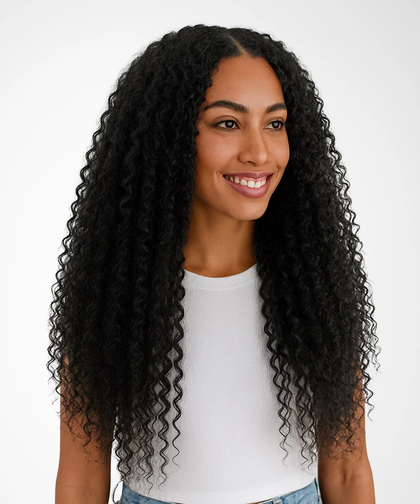 Tight Curly U-Part Wig - Image 5
