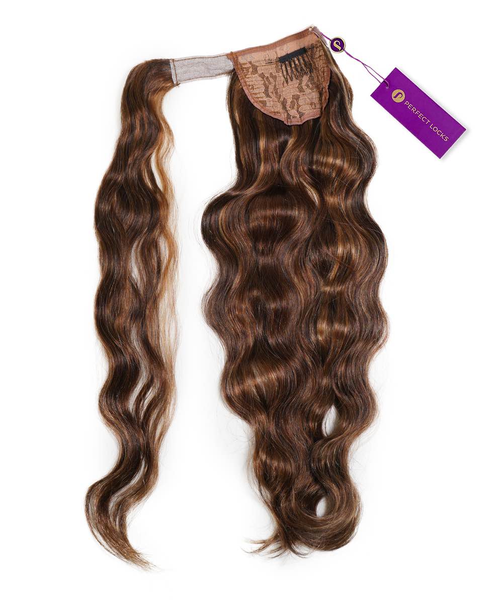 Wavy Clip-In Ponytail Extensions - Image 14