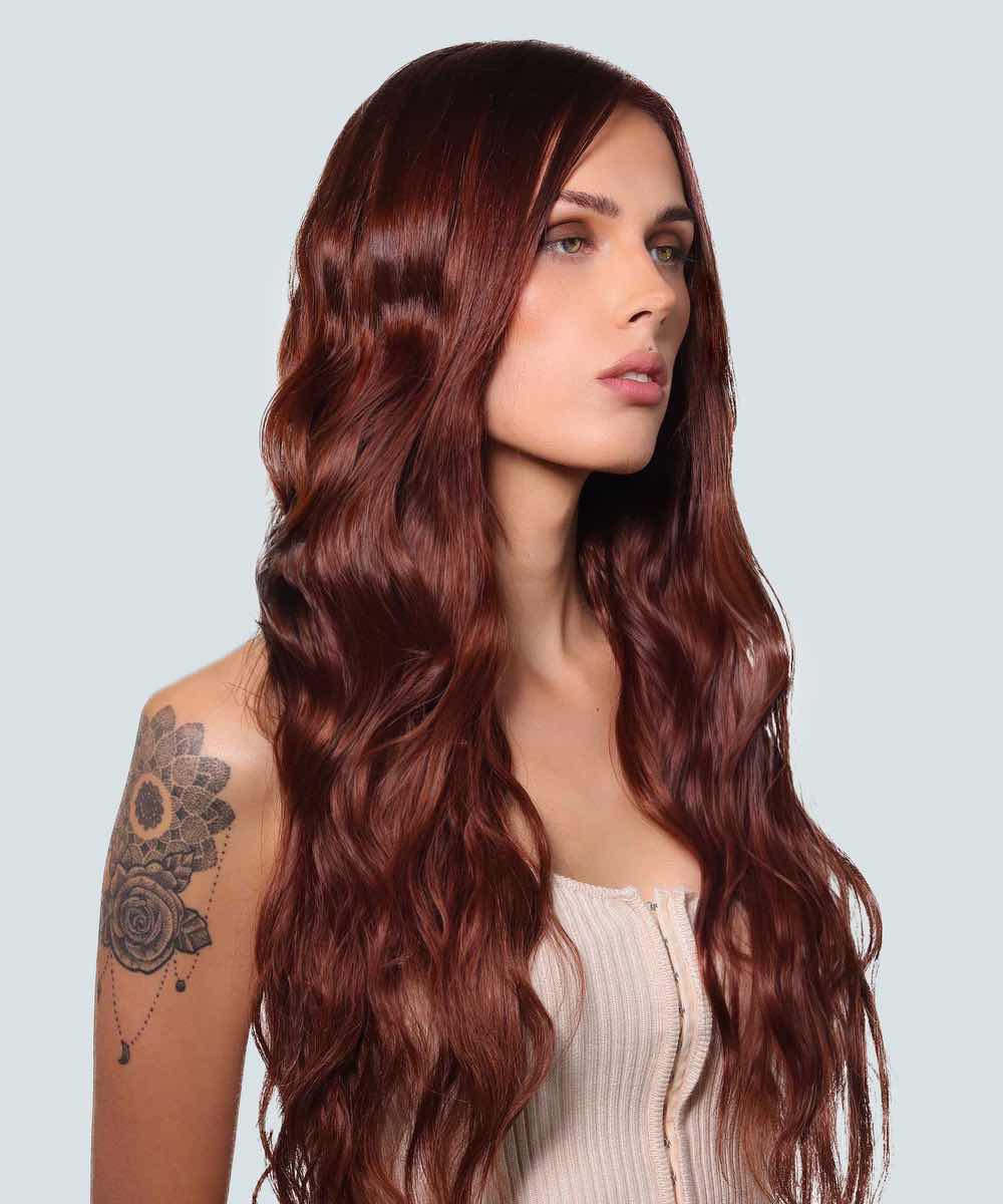 Wavy Colored Hair Machine Weft - Image 3