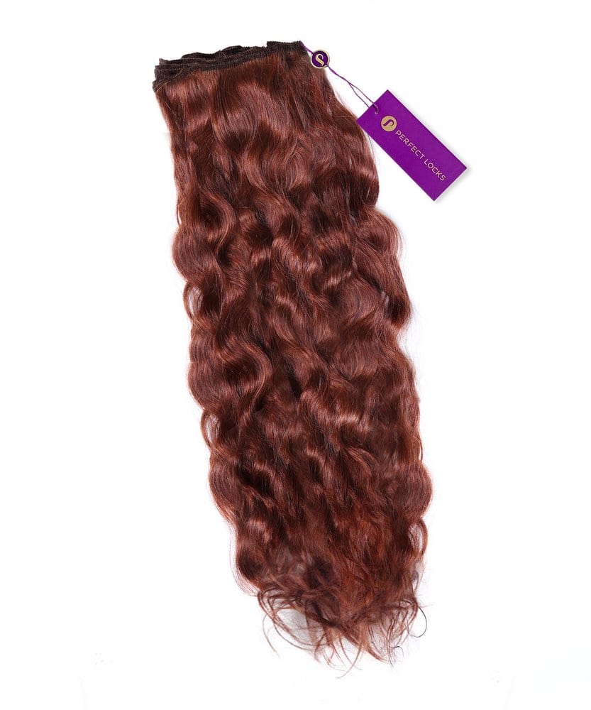 Wavy Colored Hair Machine Weft - Image 8