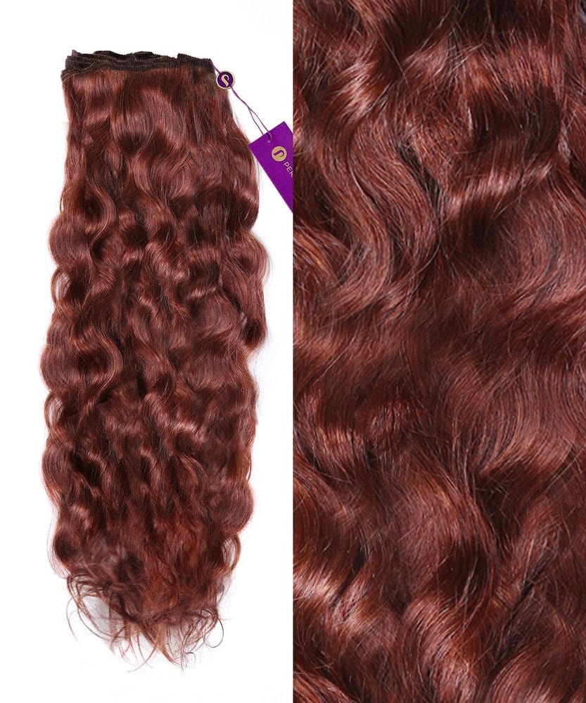 Wavy Colored Hair Machine Weft - Image 9