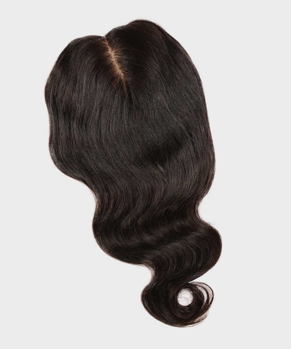 Wavy Human Hair Crown Topper - Image 2