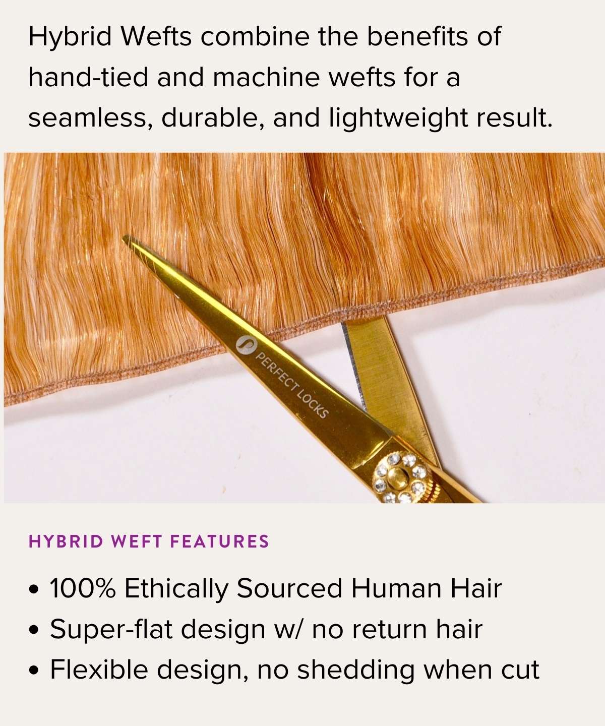 Wavy Hybrid Weft Hair Extensions - Image 25