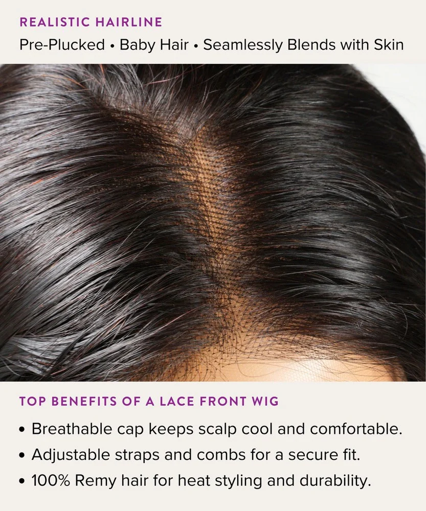 Wavy Lace Front Wig - Image 7
