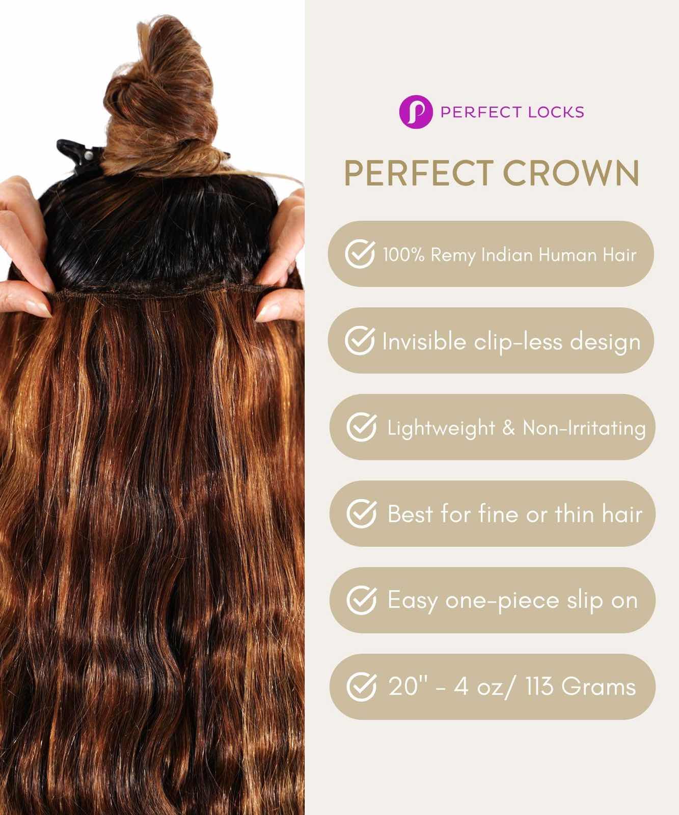 Wavy Perfect Crown Hair Extensions - Image 33