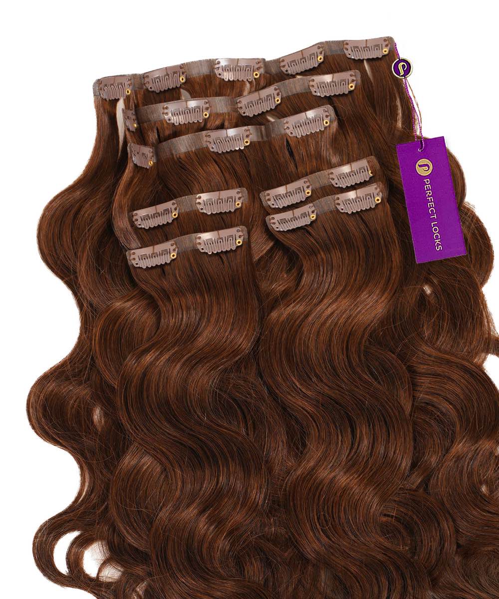 Wavy Seamless Clip-In Hair Extensions - Image 14