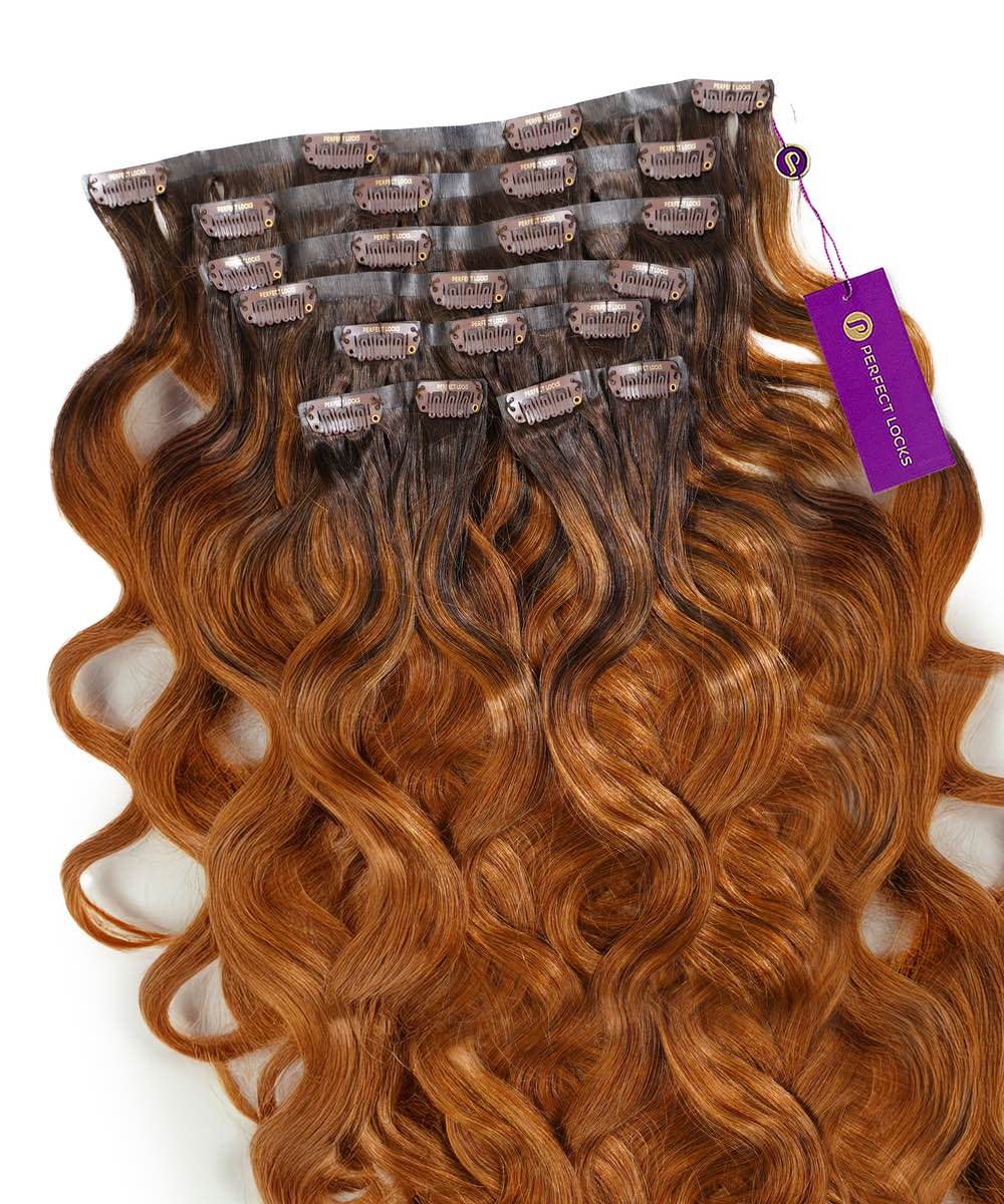 Wavy Seamless Clip-In Hair Extensions - Image 16