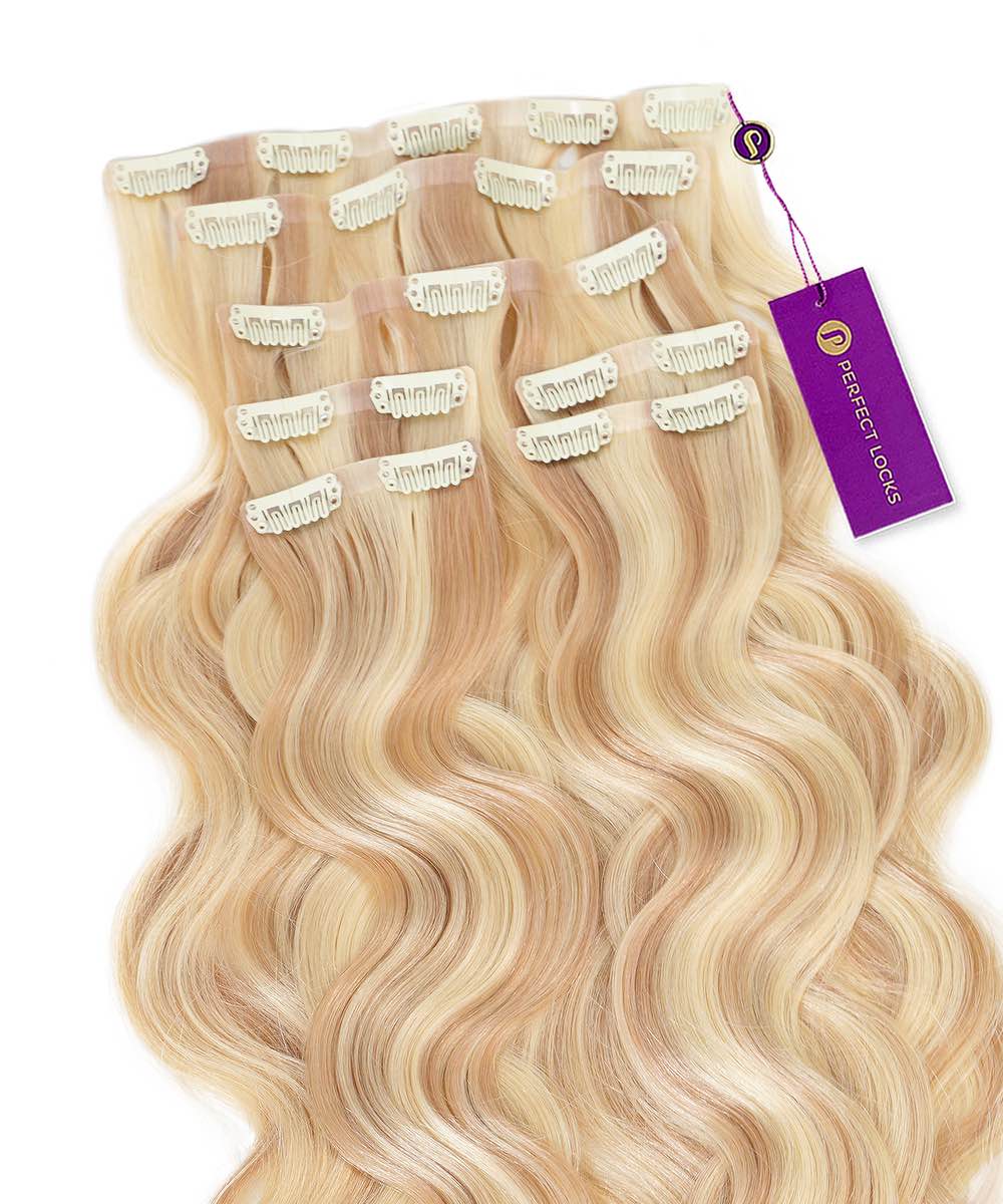 Wavy Seamless Clip-In Hair Extensions - Image 26