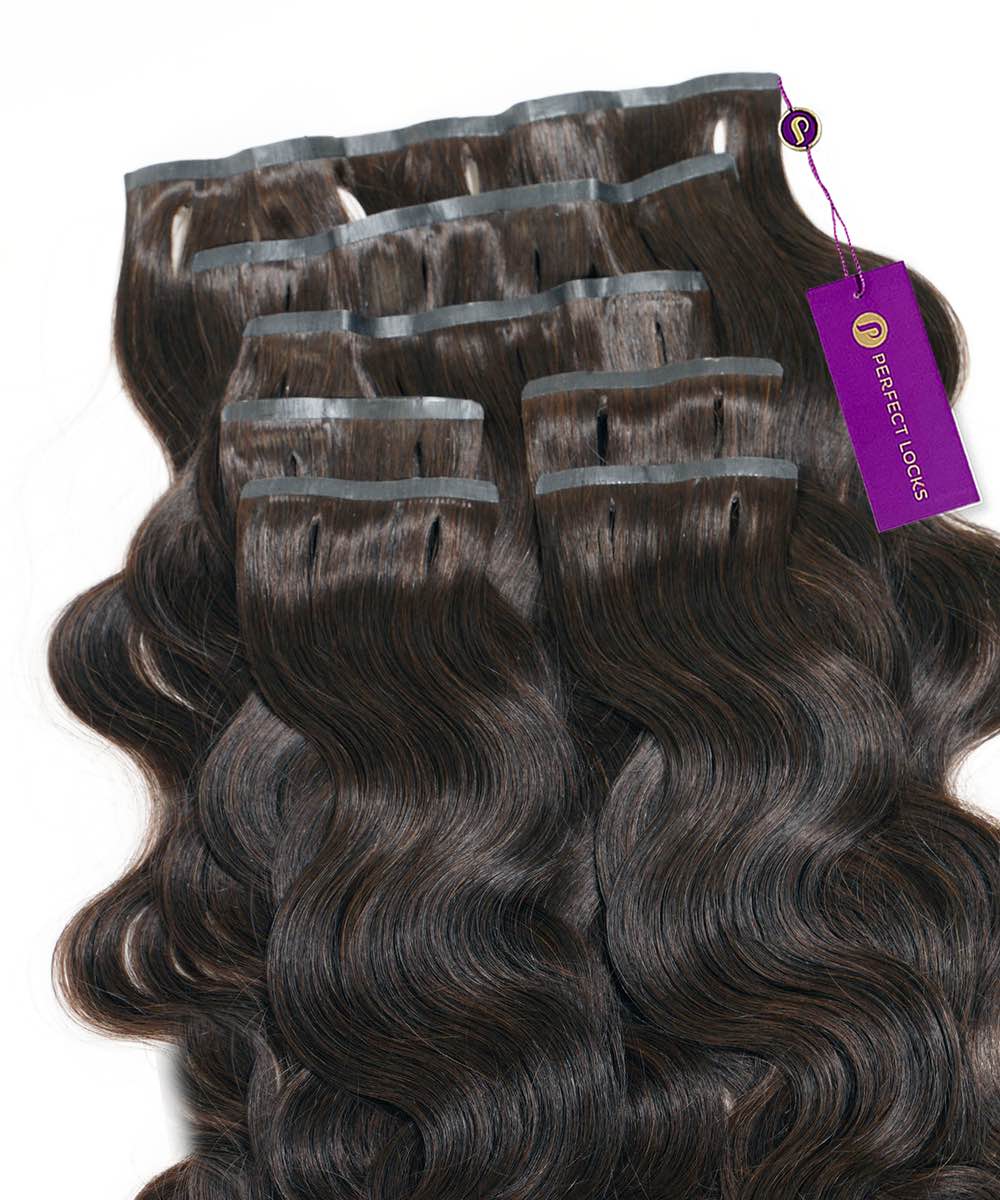 Wavy Seamless Clip-In Hair Extensions - Image 30