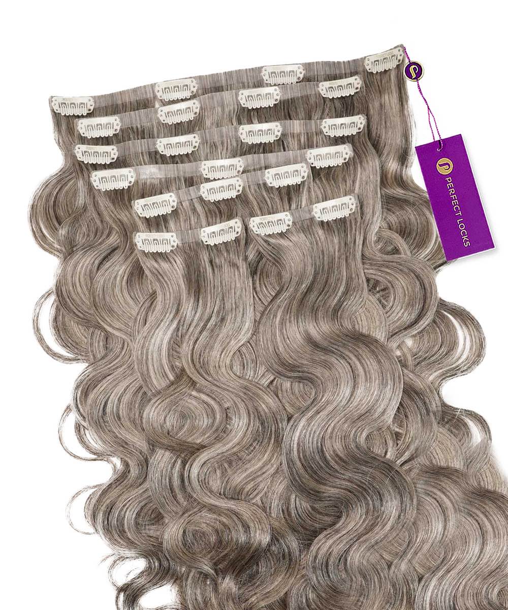 Wavy Seamless Clip-In Hair Extensions - Image 34