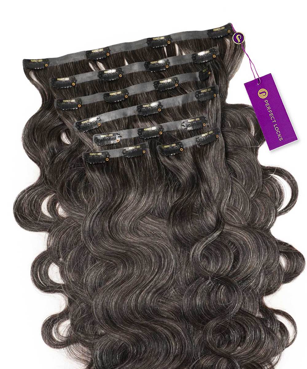 Wavy Seamless Clip-In Hair Extensions - Image 36