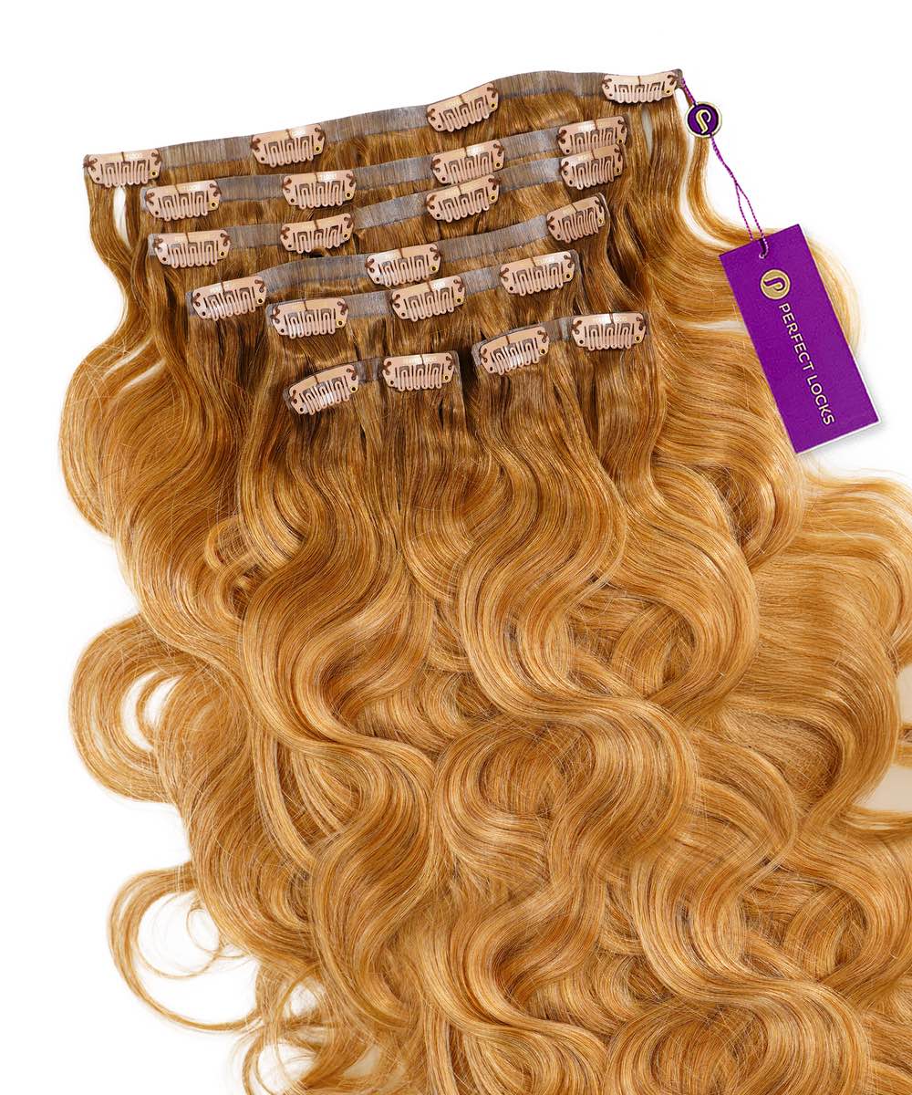 Wavy Seamless Clip-In Hair Extensions - Image 38