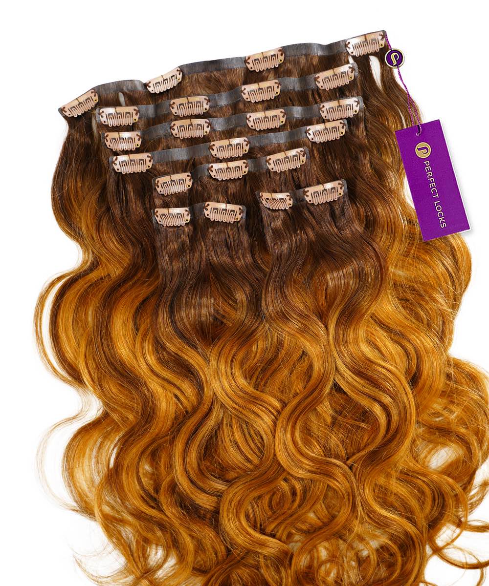Wavy Seamless Clip-In Hair Extensions - Image 40