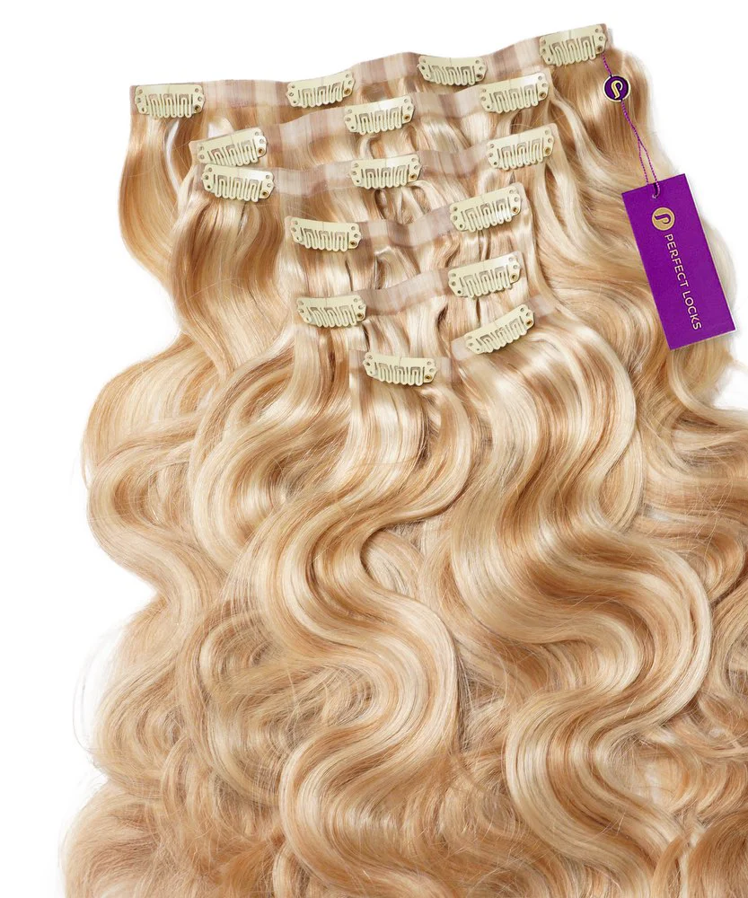 Wavy Seamless Clip-In Hair Extensions - Image 45