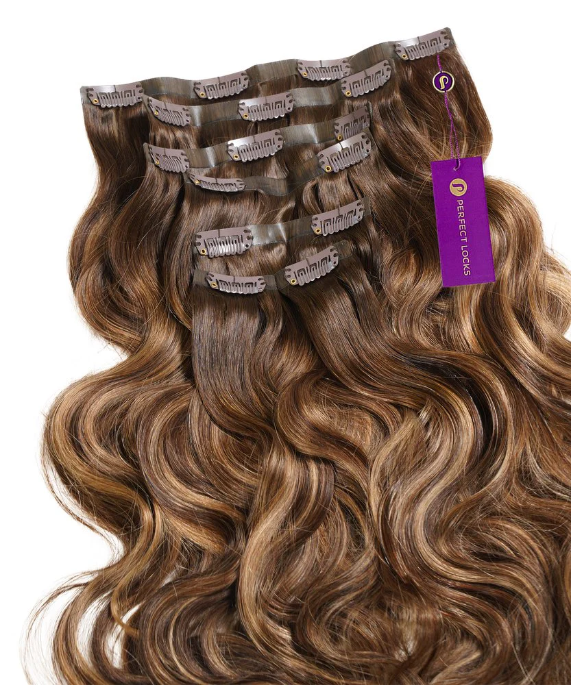 Wavy Seamless Clip-In Hair Extensions - Image 48