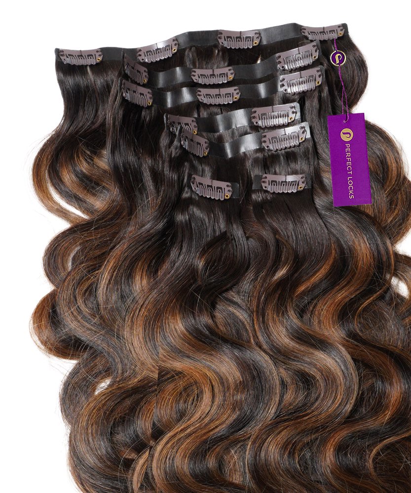 Wavy Seamless Clip-In Hair Extensions - Image 50