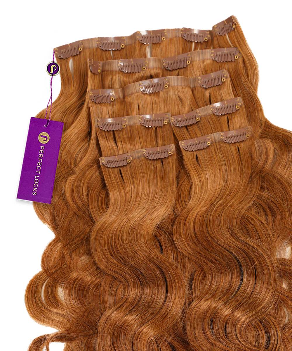 Wavy Seamless Clip-In Hair Extensions - Image 6