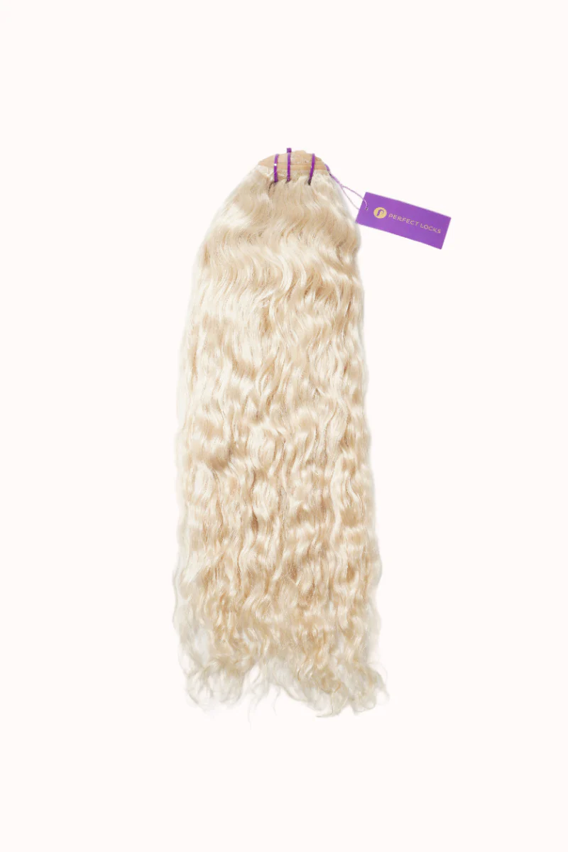 Tight Wavy Seamless Clip-In Set / Ash Blonde #60 / 20"