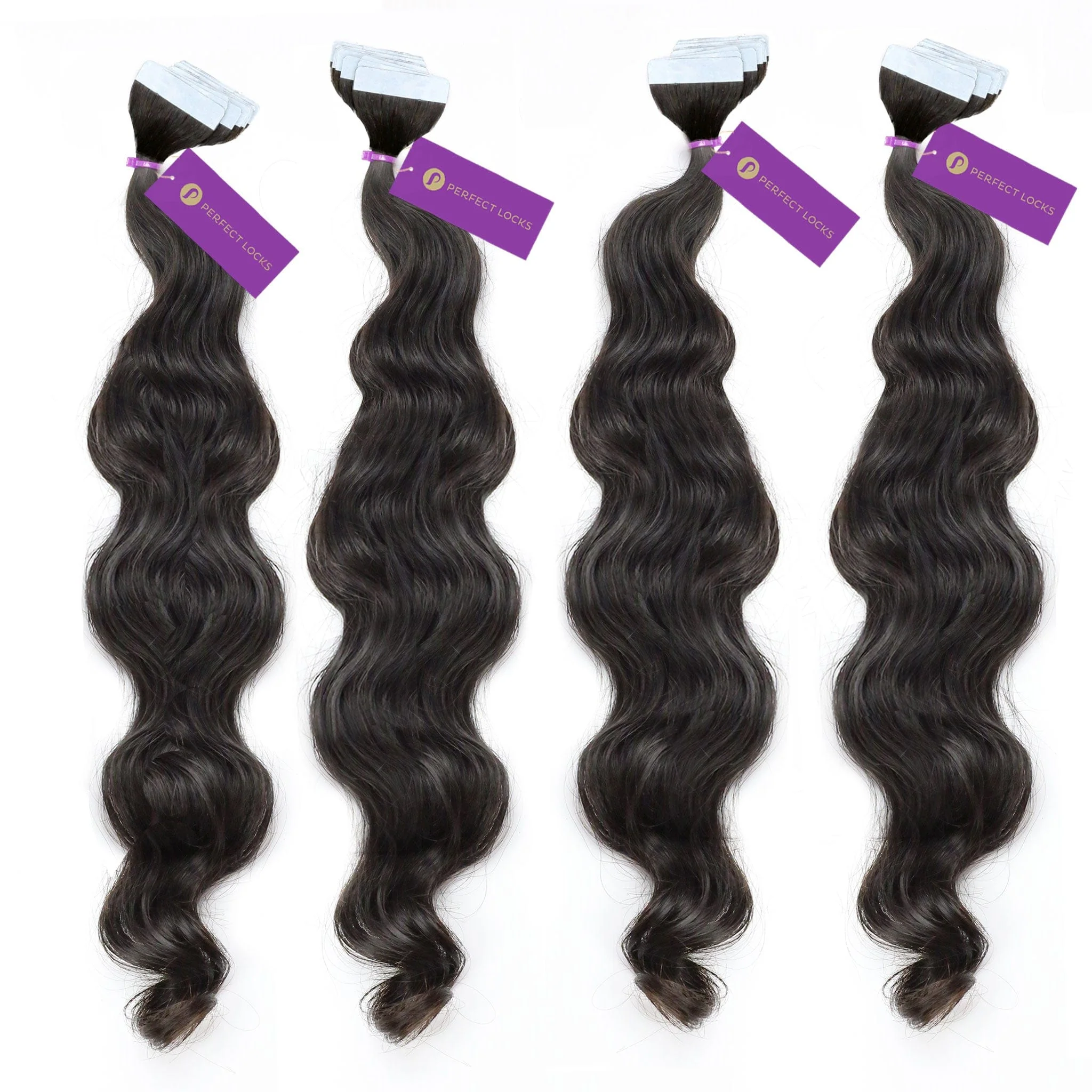 4 x Wavy Tape-In Hair Extension Bundle Deal (40 Pieces) - Image 6