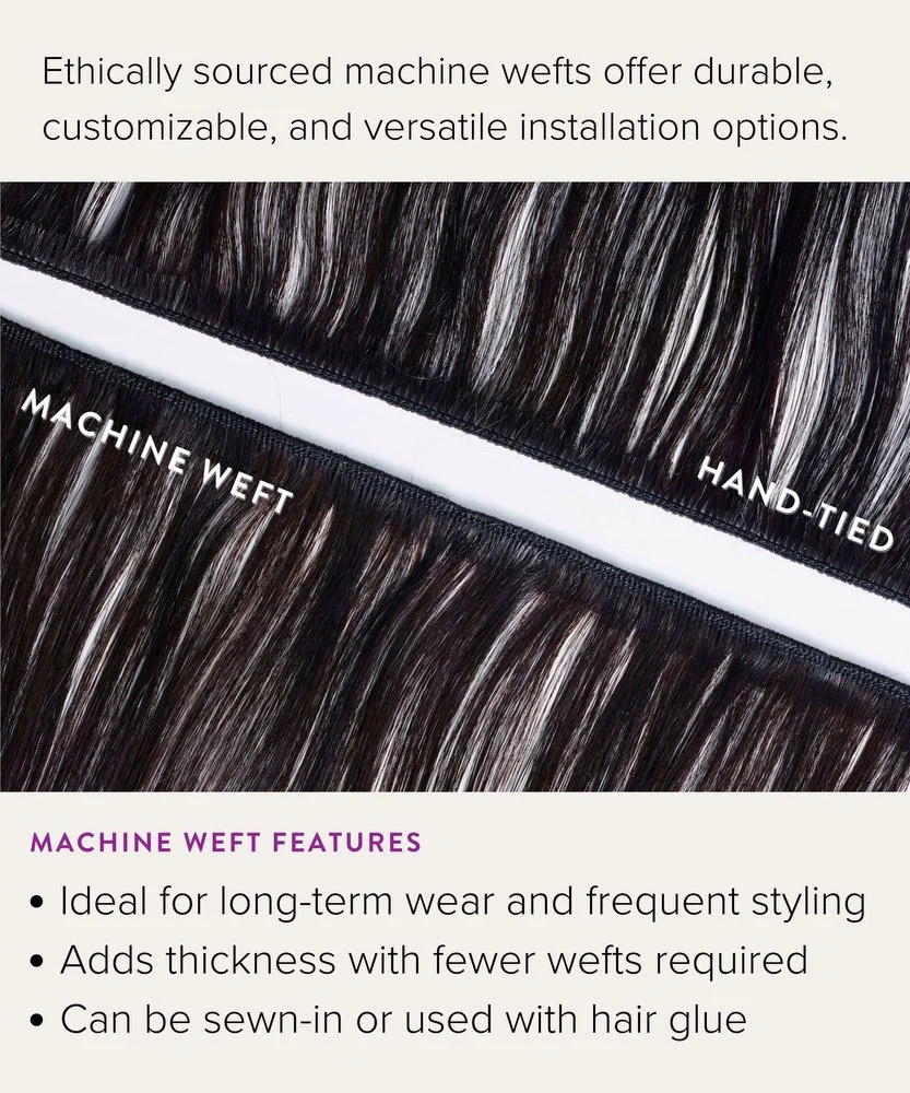 Wavy Virgin Hand-Tied Weft - Image 4